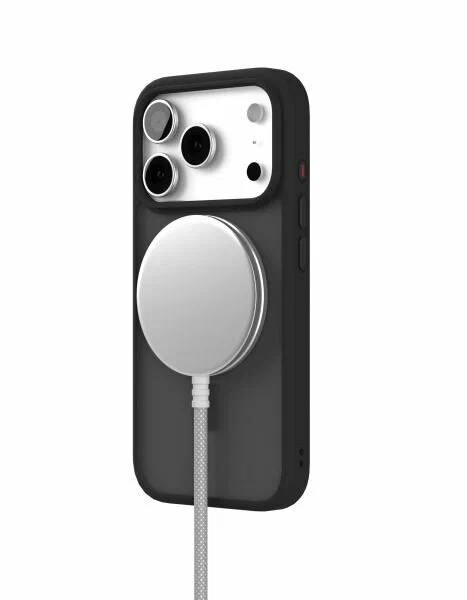 Чехол защитный "vlp" LITE Bloom Case с MagSafe для iPhone 17 Pro Max, черный