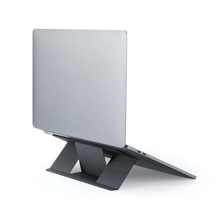 Подставка из веганской кожи на клейкой основе MOFT Laptop Stand Mini для MacBook, серый
