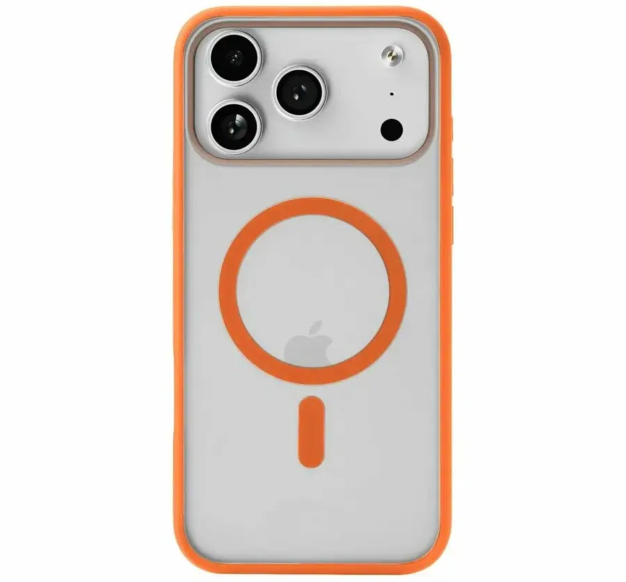 Чехол защитный uBear Cloud Mag Case для iPhone 17 Pro, MagSafe, оранжевый